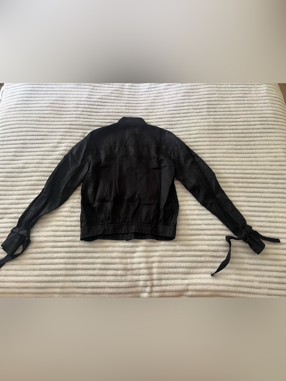Frame Black Linen Jacket - Picture 4 of 8
